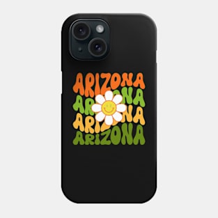 Arizona Groovy Daisy Wanderlust Travel State Phone Case