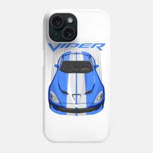 Viper SRT-blue and white Phone Case