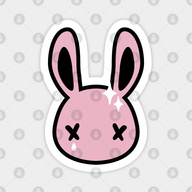 Sad Bunny Magnet by The Craft Coven