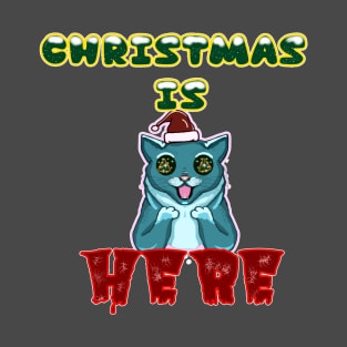 Cat Christmas is here T-Shirt