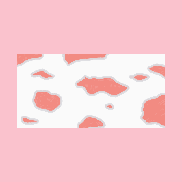 Pink Cow Print by Armun's