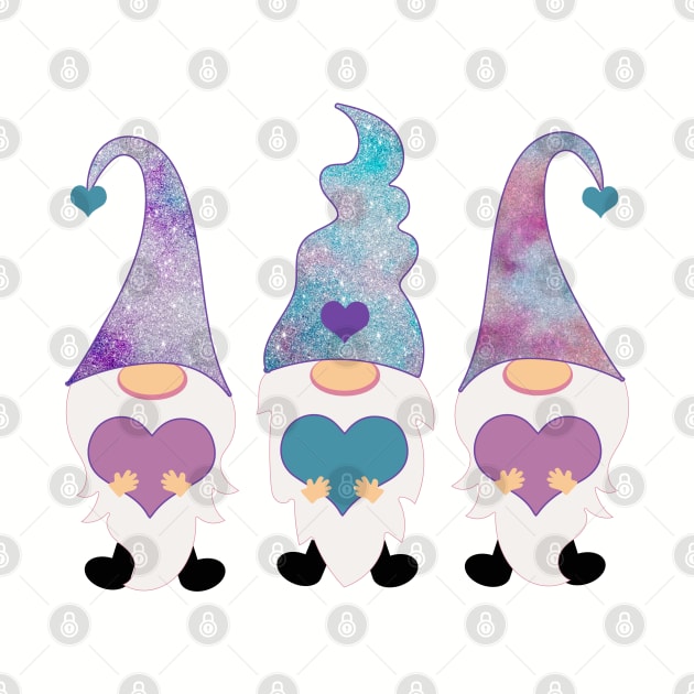 Galaxy Gnome Trio by Imp's Dog House