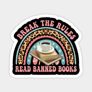 Retro Groovy Read Banned Books Break The Rules Gifts Magnet