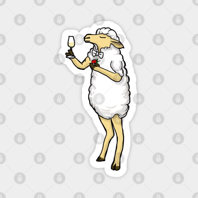 Fancy Sheep Magnet by Tinka Collective