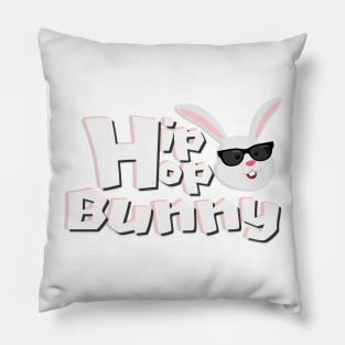 Hip Hop Bunny Face Funny Easter Kids Boys Girls Pillow