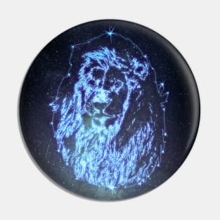 Lion Constellation Pin