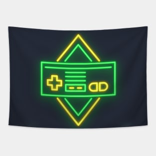 Gaming is my Valentine - Green/Yellow Tapestry