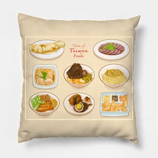 Taste of Taiwan food Pillow