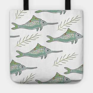 Swordfish Pattern Tote