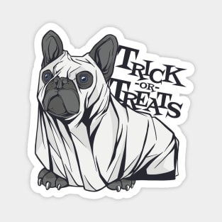 French Bulldog Trick or Treats | Funny Halloween Magnet