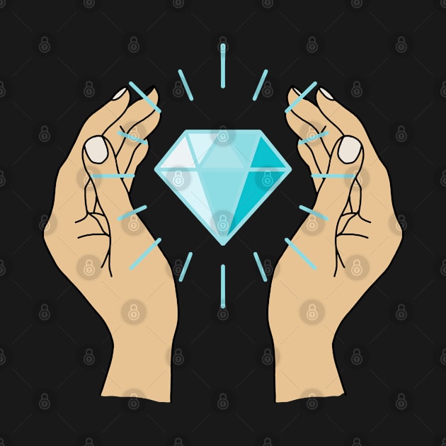Diamond Hands HODL by Kraken Jack