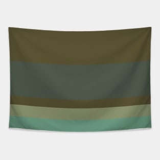 A cool combination of Soldier Green, Beige, Artichoke, Greyish Teal and Gunmetal stripes. Tapestry