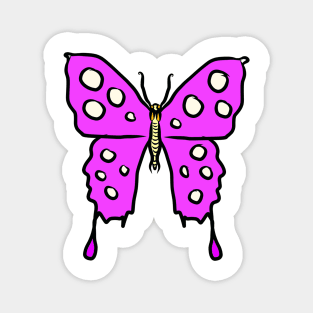 Pink Butterfly Magnet