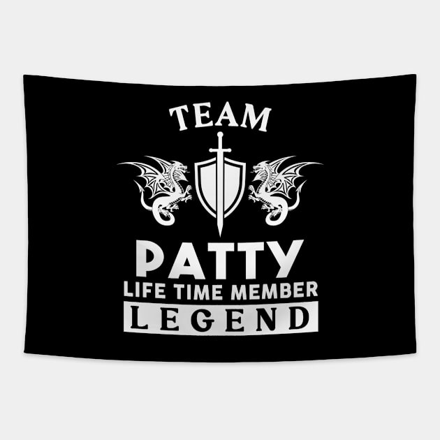 Patty Name T Shirt - Patty Life Time Member Legend Gift Item Tee Tapestry by unendurableslemp118