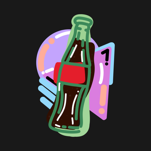 Coke Retro 90s minimalist by By-Berto