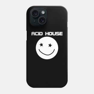 ACID HOUSE MUSIC - collector from the 90s white edition Phone Case