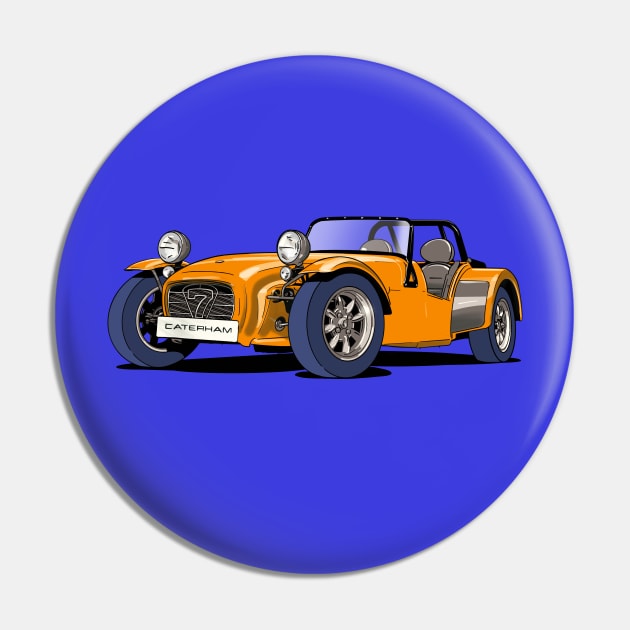 Caterham Seven in orange. Pin by Webazoot