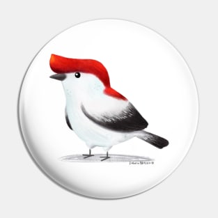 Araripe Manakin Bird Pin