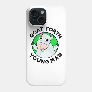 Goat Forth Young Man Cute Animal Pun Phone Case