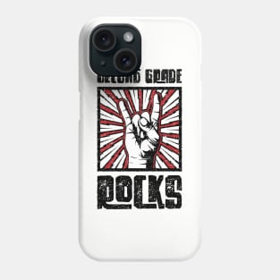 2nd Grade Rocks - Red - Barn Shirt USA Phone Case