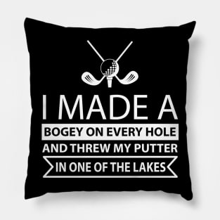 I Made A Bogey on Every Hole and Threw My Putter Pillow