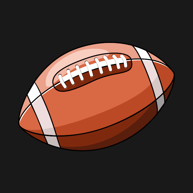 American football by Maria Zavoychinskiy 