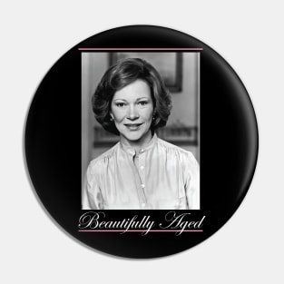 beautifully aged Rosalynn Carter Pin