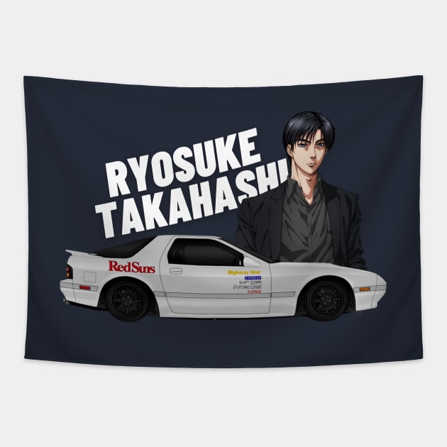 Ryosuke Takahashi Initial d Tapestry by MOTOSHIFT