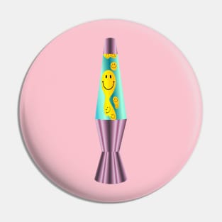 Smiley Lava Lamp Pin