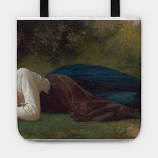 Le Repos (Jeune Fille Couchee) by William-Adolphe Bouguereau Tote