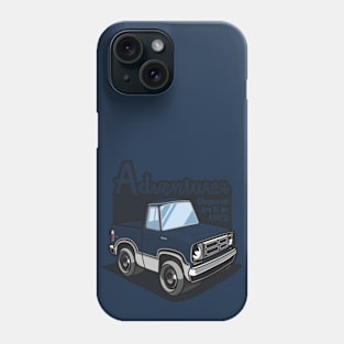 Dark Blue Adventurer (White-Based) - 1972 Phone Case