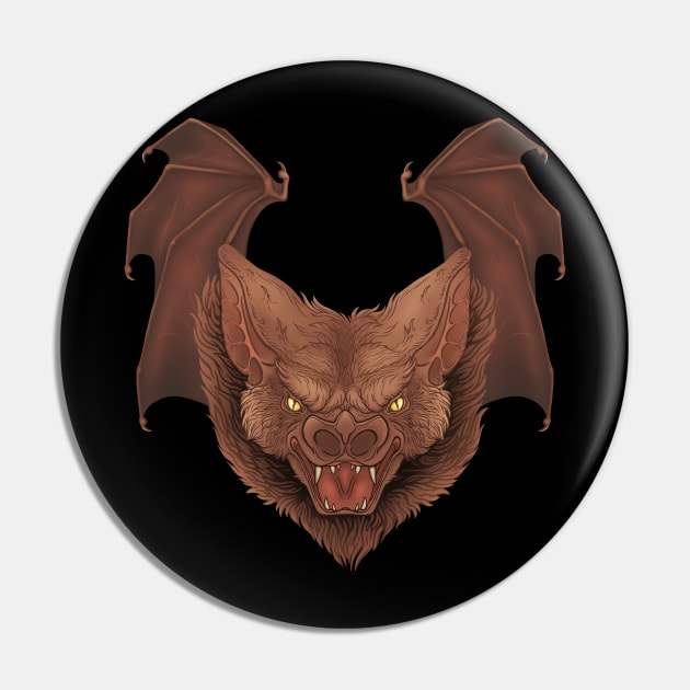 Vampire Bat Pin by JFells