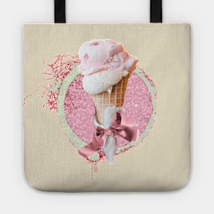 Strawberry Ice Cream Cone Tote