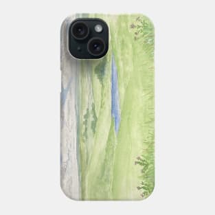 Watercolor Field Landscape Phone Case