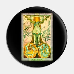 Thoth Tarot - XV - The Devil. Pin