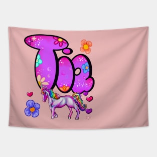 The top 10 best unicorn Personalized Custom Name gift ideas for Tia girls and womenP Tapestry