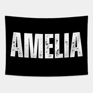 Amelia Name Gift Birthday Holiday Anniversary Tapestry