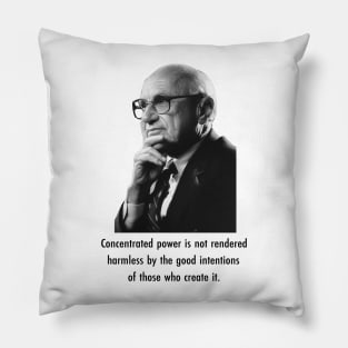 Milton Friedman Concentrated Power Pillow