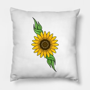 Sunny Day Sunflower Pillow