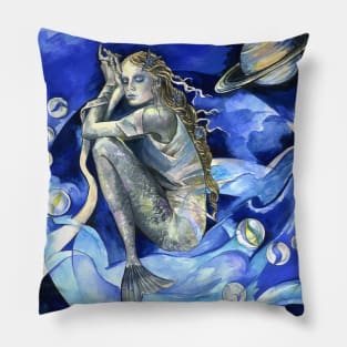 Blue Mermaid. Pillow