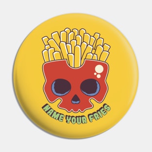 Poisoned Fries Pin