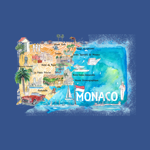 Disover Monaco - Monaco - T-Shirt