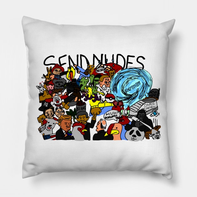 MOUNT RUSHMEME (2016) Pillow by Lehjun Shop