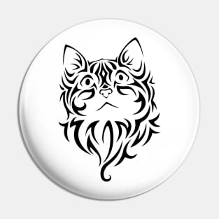 Tribal Cat Pin