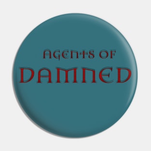 Agents of DAMNED logo Pin