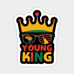 Young King Black King Magnet