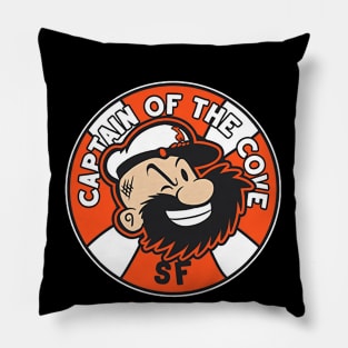 Brandon Belt Captain Of The Cove Pillow