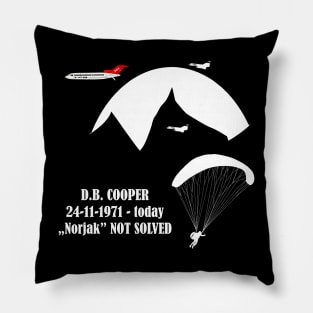 D.B. Cooper - the only uncaught hijacker Pillow