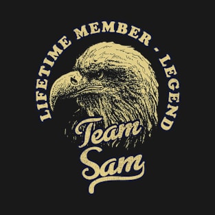 Sam Name - Lifetime Member Legend - Eagle T-Shirt