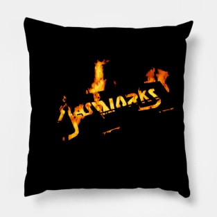 Gasworks (movie logo design) Pillow